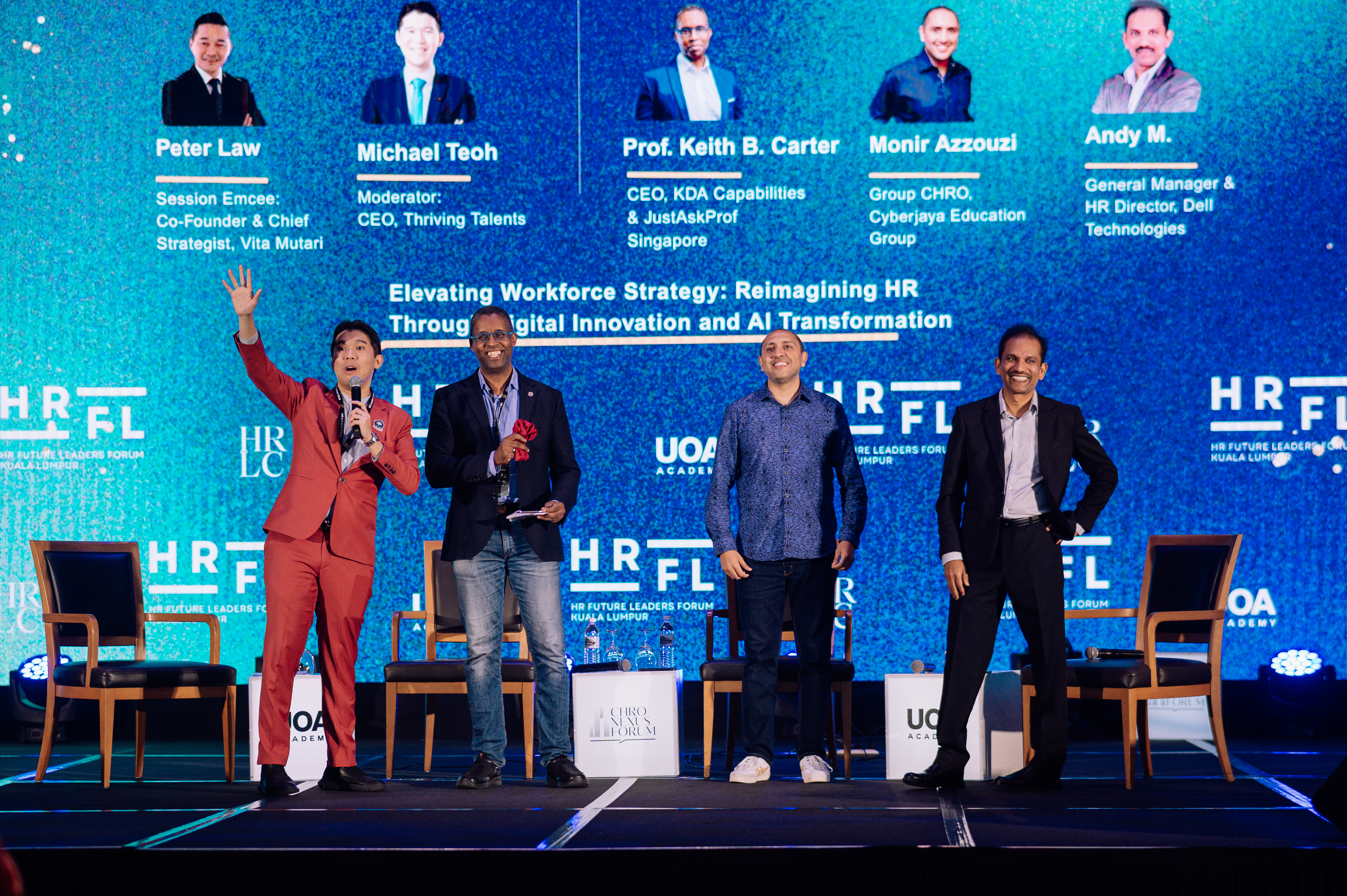 Michael Teoh on panel at HR Future Leaders Forum